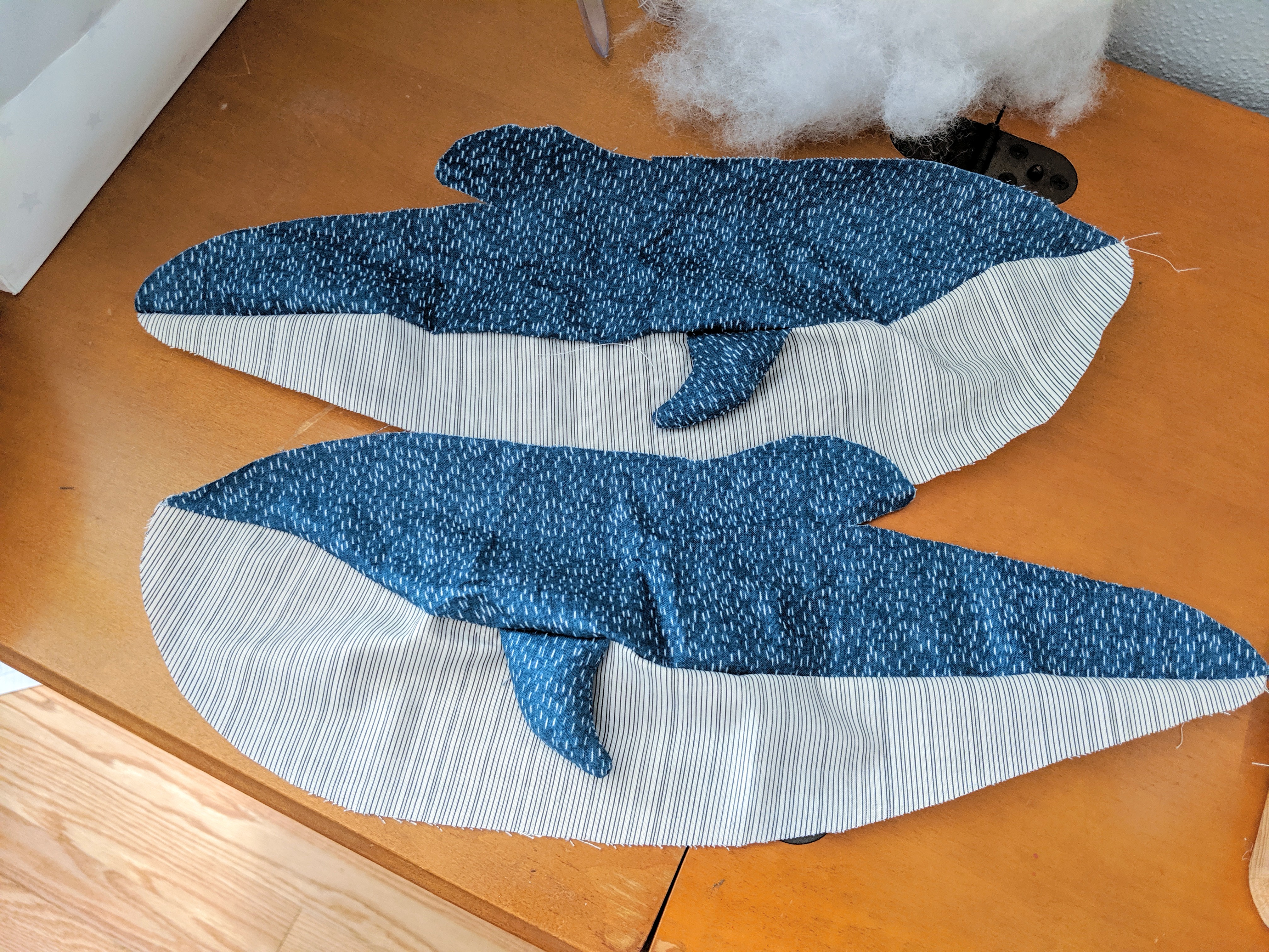 Whale Stuffed Animal Free Sewing Pattern